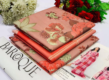 Khaddar Printed 3- Piece Suit