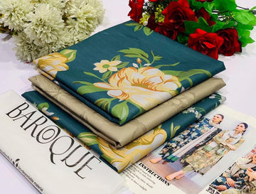 Khaddar Printed 3- Piece Suit