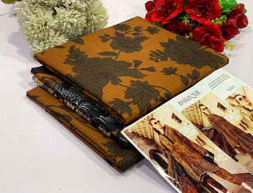 Khaddar Printed 3- Piece Suit