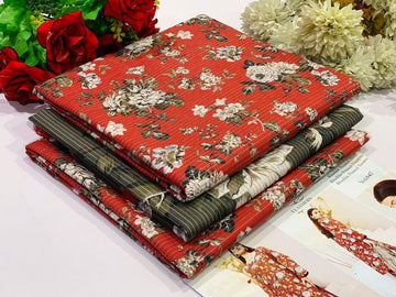 Khaddar Printed 3- Piece Suit