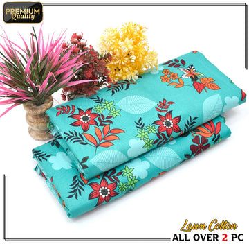 Printed Cotton Lawn 2 Piece