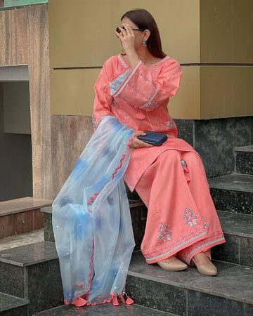 Party wear lawn 3 Piece Dress