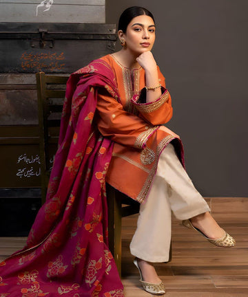 Party wear lawn 3 Piece Dress