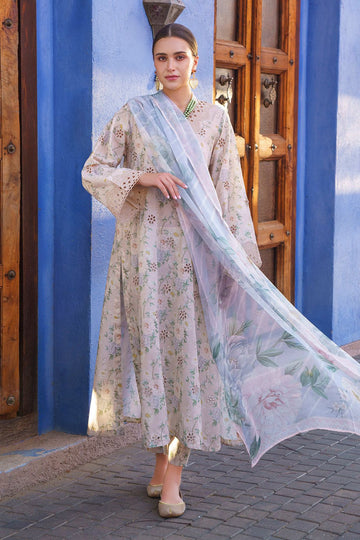 Embroidered Printed Lawn 3 Piece