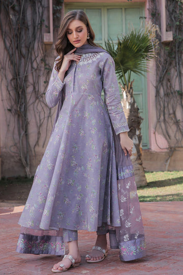 Embroidered Printed Lawn 3 Piece