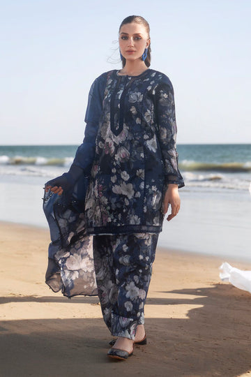 Embroidered Printed Lawn 3 Piece