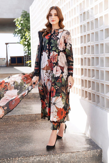 Embroidered Printed Lawn 3 Piece