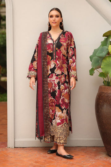 Embroidered Printed Lawn 3 Piece