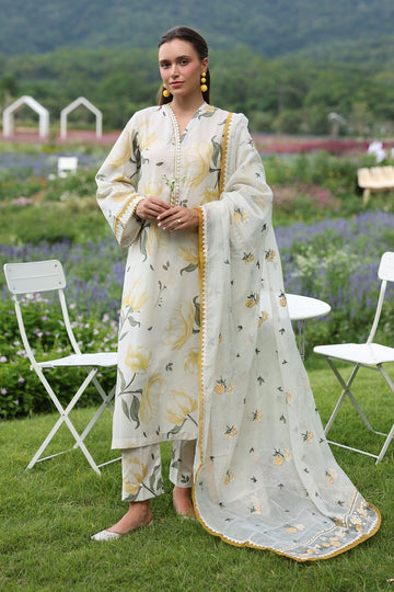 Embroidered Printed Lawn 3 Piece