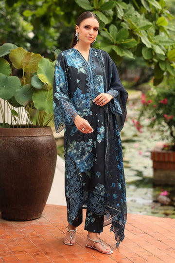Embroidered Printed Lawn 3 Piece