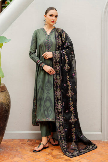 Embroidered Printed Lawn 3 Piece