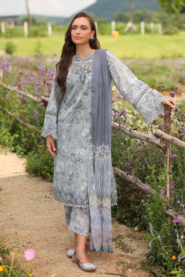 Embroidered Printed Lawn 3 Piece