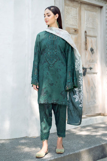 Embroidered Printed Lawn 3 Piece