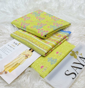 Printed Khaddar 3-Piece Suit