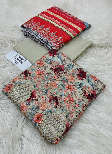 Chiken Kari Khaddar 3 Piece Suit