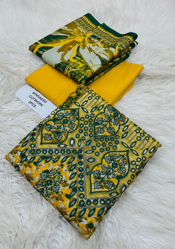 Chiken Kari Khaddar 3 Piece Suit