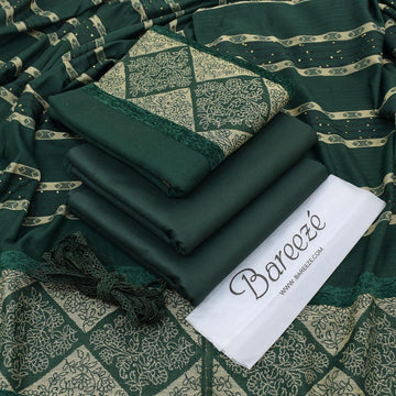 3pc - Dhanak with Pashminia Shawl