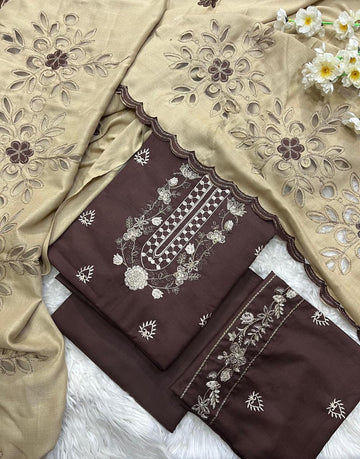 3pc - Dhanak with Pashminia Shawl