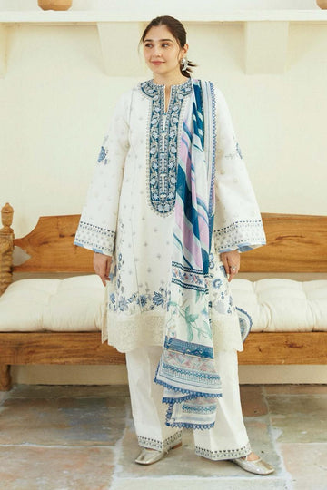 Ivory - Embroidered Lawn 3 Piece