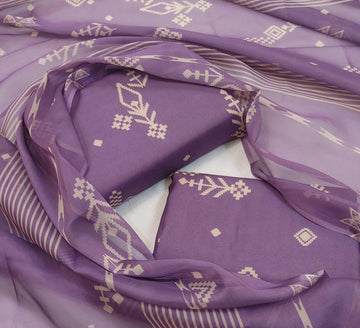 Wisteria Purple  - Lawn 3Pc Suit