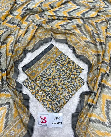 BS Lawn 3pc Suit