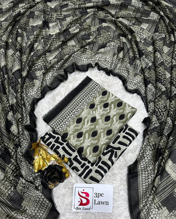 BS Lawn 3pc Suit