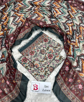 BS Lawn 3pc Suit