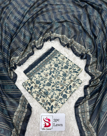 BS Lawn 3pc Suit