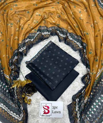 BS Lawn 3pc Suit