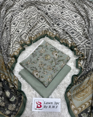 BS Lawn 3pc Suit