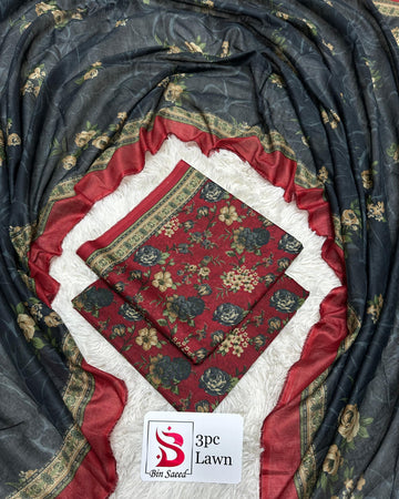 BS Lawn 3pc Suit