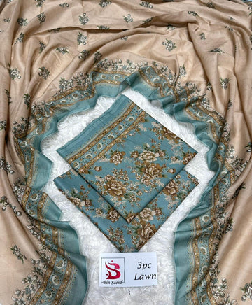 BS Lawn 3pc Suit