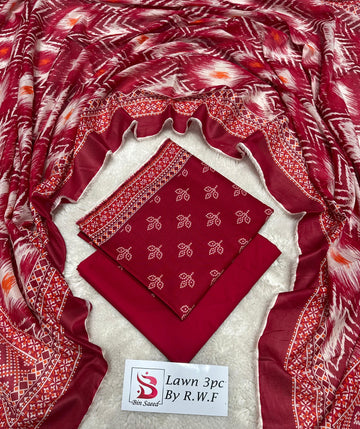 BS Lawn 3pc Suit