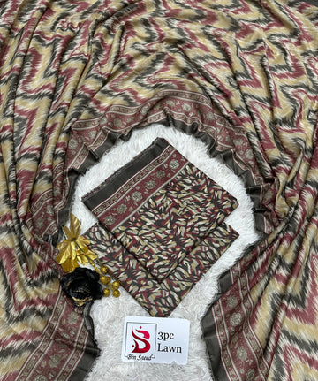 BS Lawn 3pc Suit