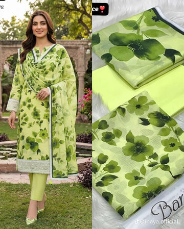 LV- 03  Pure Lawn 3 Piece