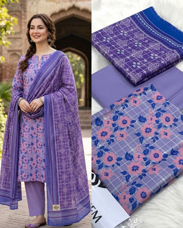LV- 32  Pure Lawn 3 Piece
