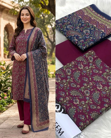 LV- 35  Pure Lawn 3 Piece
