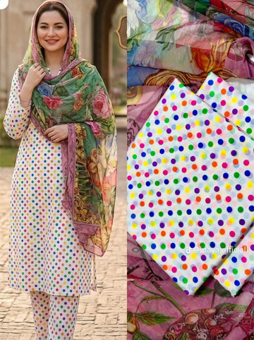 LV- 56 Pure Lawn 3 Piece