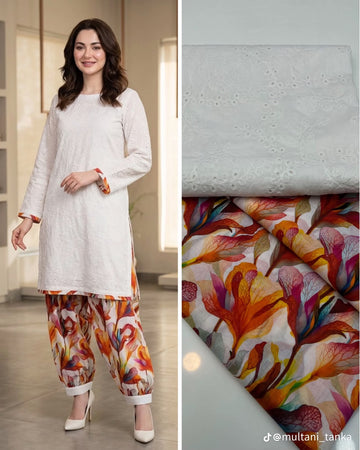 Chiken Kari Shirt With Digital Trouser