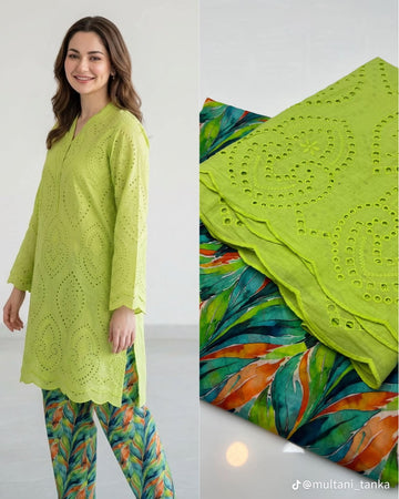 Chiken Kari Shirt With Digital Trouser