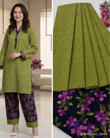 Chiken Kari Shirt With Digital Trouser