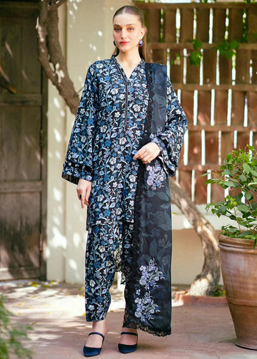 Embbroidered lawn 3-piece Dress