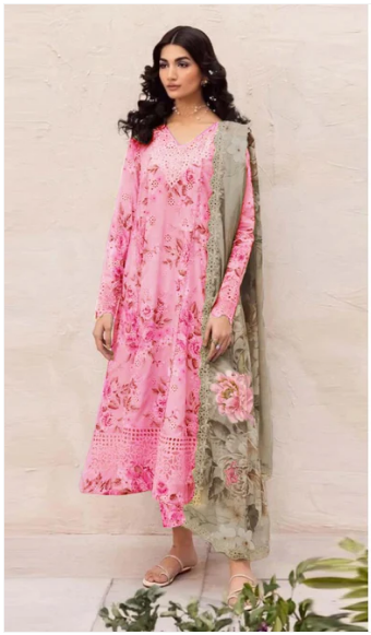 Khaddar Embroidered 3Piece Suit