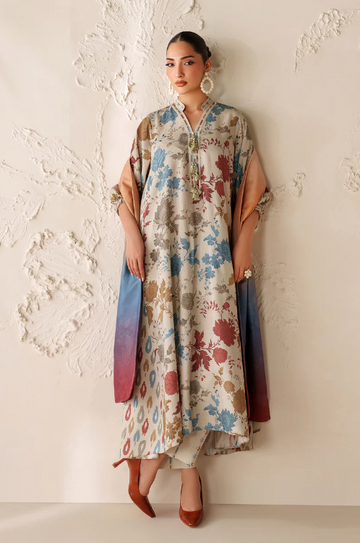 Khaddar Embroidered 3Piece Suit