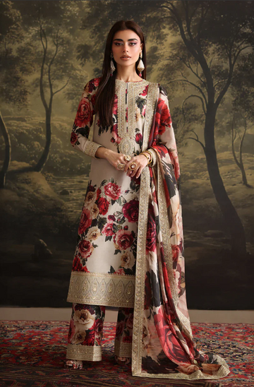 Khaddar Embroidered 3Piece Suit