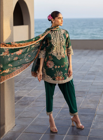 Khaddar Embroidered 3Piece Suit